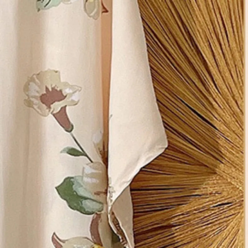 V-Neck Fresh Cotton Thin One-Piece Pajamas Dresses Short Sleeve Plus Size Sweets Home Wear Luxury Attractive Women's Nightwear