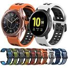 Ремешок силиконовый спортивный для наручных часов, сменный Браслет для Samsung Active 2 44 мм 40 мм Active 2  Galaxy Watch 3 41 мм