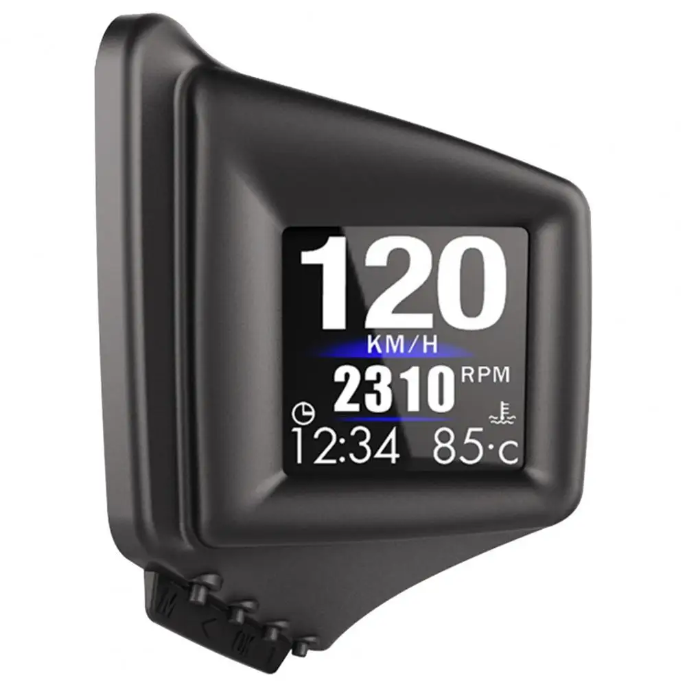 

A401 HUD Head-Up Display OBD+GPS Dual System Smart Gauge Driving Stopwatch Speedometer Odometer Digital Meter Alarm System
