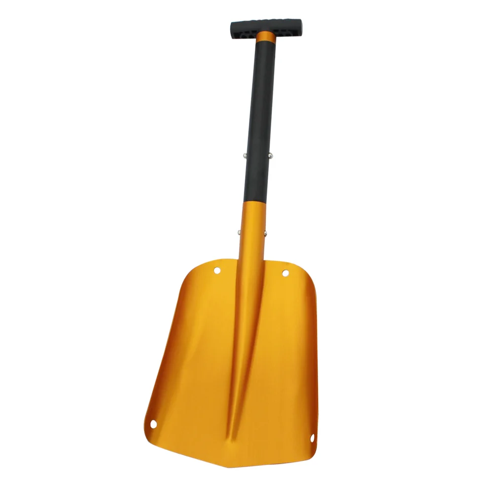 

Multifuctional Snow Shovel Scraper Anti-Freeze Ice Scraper Snow Remover Tool with Adjustable Handle(Golden)