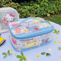 kawaii sanrio my melody cinnamoroll large capacity portable lunch box insulation bag office worker student waterproof lunch bag