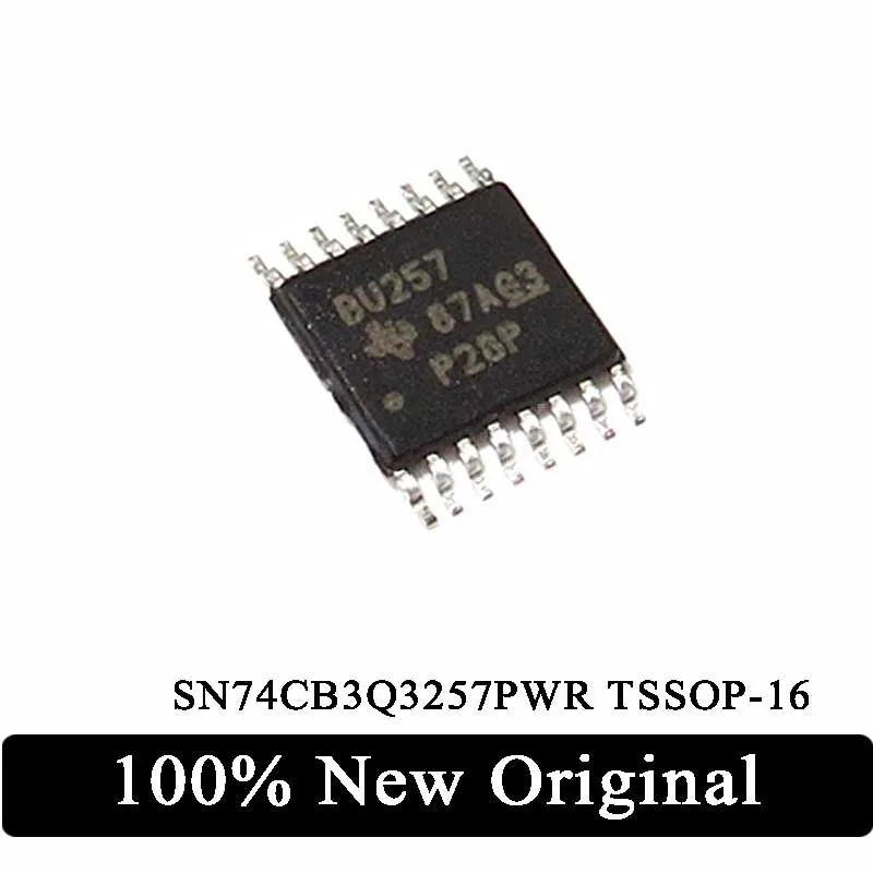 

5Pcs 100% New Original SN74CB3Q3257PWR SN74CB3Q3257 74CB3Q3257PWR SMD TSSOP-16 imprint BU257 IC Chip In Stock