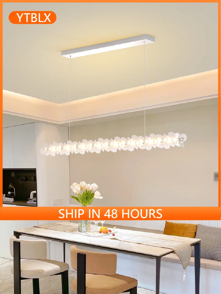 

Modern LED restaurant pendant lamp lighting Nordic restaurant long pendant lamp office lamp bar lighting study lamp