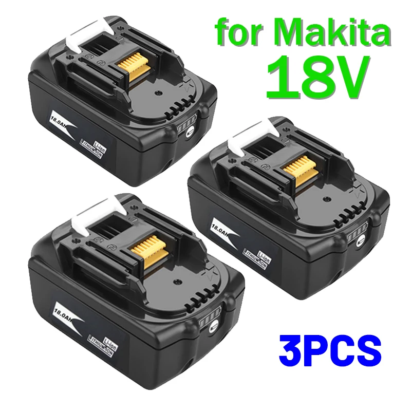Аккумуляторная батарея BL1860 18 в 18000 мАч литий-ионная для Makita аккумулятор BL1840 BL1850