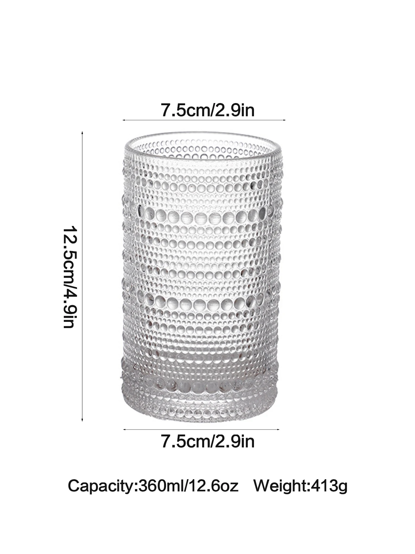 Стакан Для Виски В Винтажном Стиле KLP Ins Ветрозащитное Защитное Стекло С Высоким