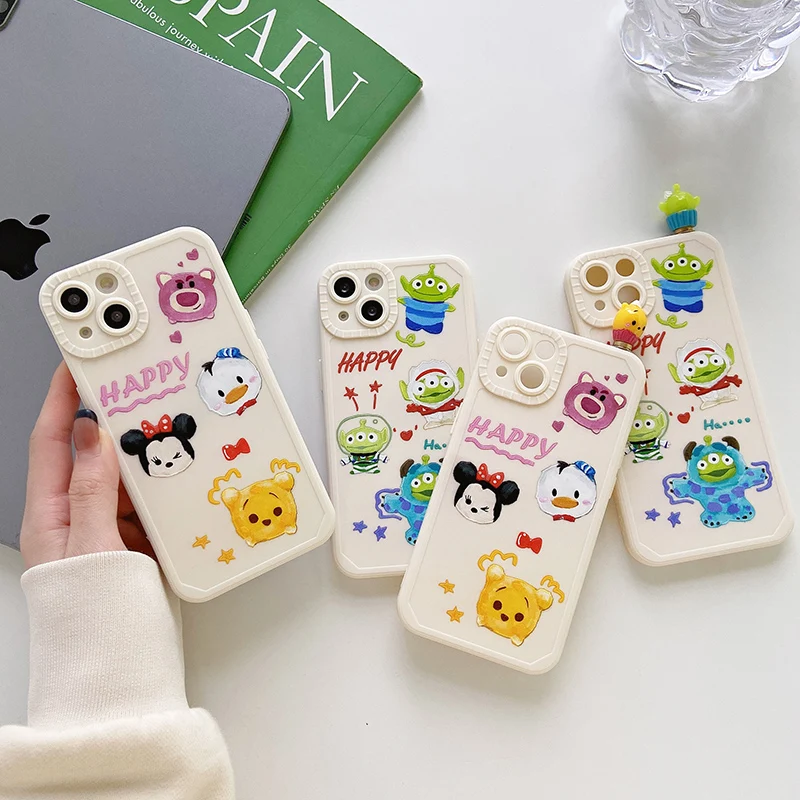 

Disney Toy Story Lotso Alien Mickey Mouse Phone Case for iPhone 11 12 13 mini pro XS MAX 8 7 6 6S Plus X 5S SE 2020 XR case