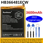 Реальный 3600mAh HB366481ECW Аккумулятор для Huawei GR3 2017 Honor 8 9 Lite P8 lite 2017 P9 Lite 2018  строчка