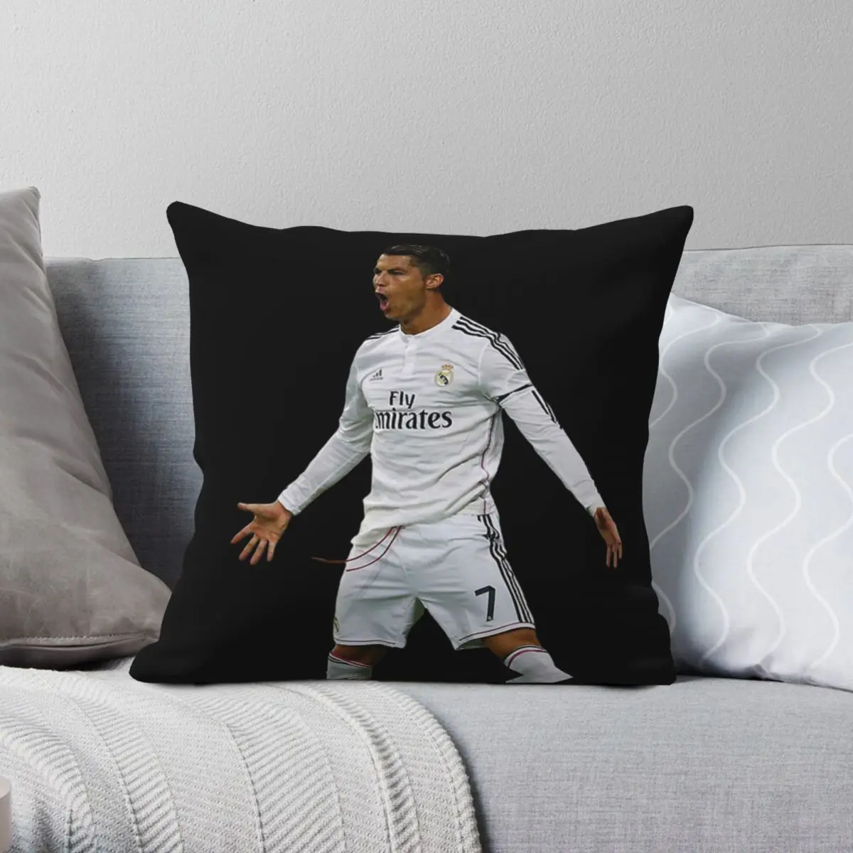 

CR7 Криштиану Роналду чехол для подушки из полиэстера и льна бархатная Декоративная Подушка на молнии чехол для детской подушки
