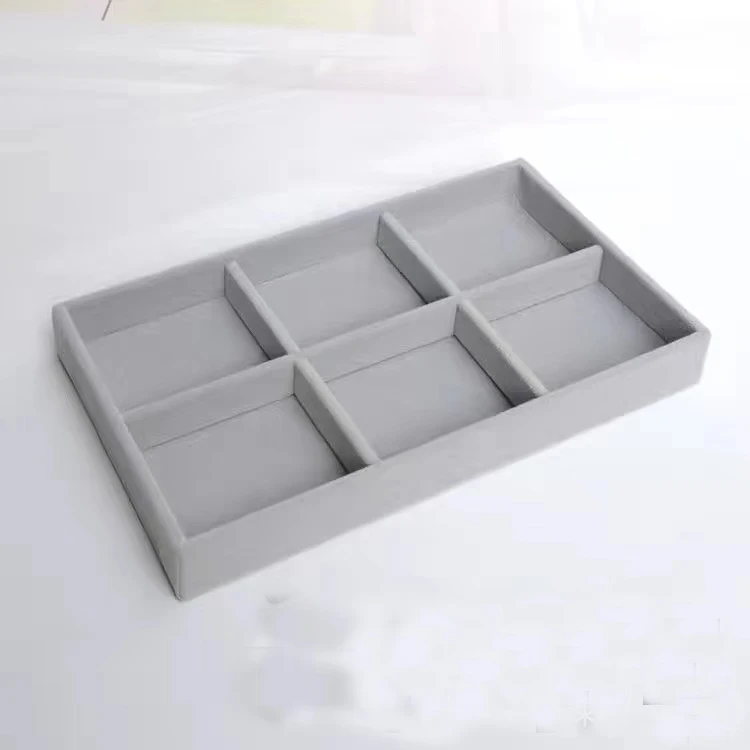 

Новый органайзер для ювелирных изделий, бархатный лоток для хранения ювелирных изделий, демонстрационная коробка для хранения...