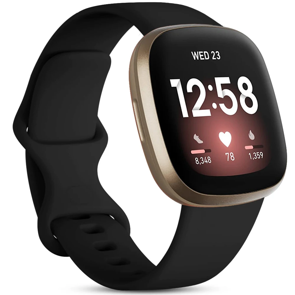 

Sport Strap For Fitbit Versa 3 Watch Band Soft smartwatch Correa Silicone Bracelet For Fitbit Sense Versa3 Watchband Accessories