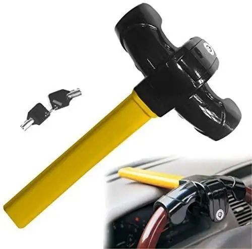 

Universal Car steering wheel lock Heavy Duty Heavy Duty anti-theft steering wheel lock for car Suvs Rotary Automobile Security