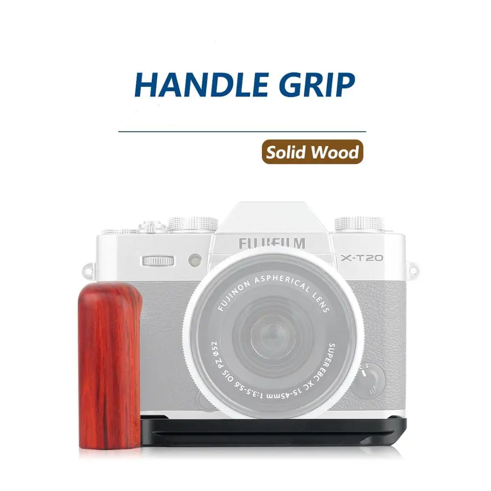 

Для Fujifilm Fuji XT20 X-T30 XT10 xt30 Camera Arca-Swiss wood Pro вертикальный L-образный кронштейн быстросъемная пластина основание рукоятка