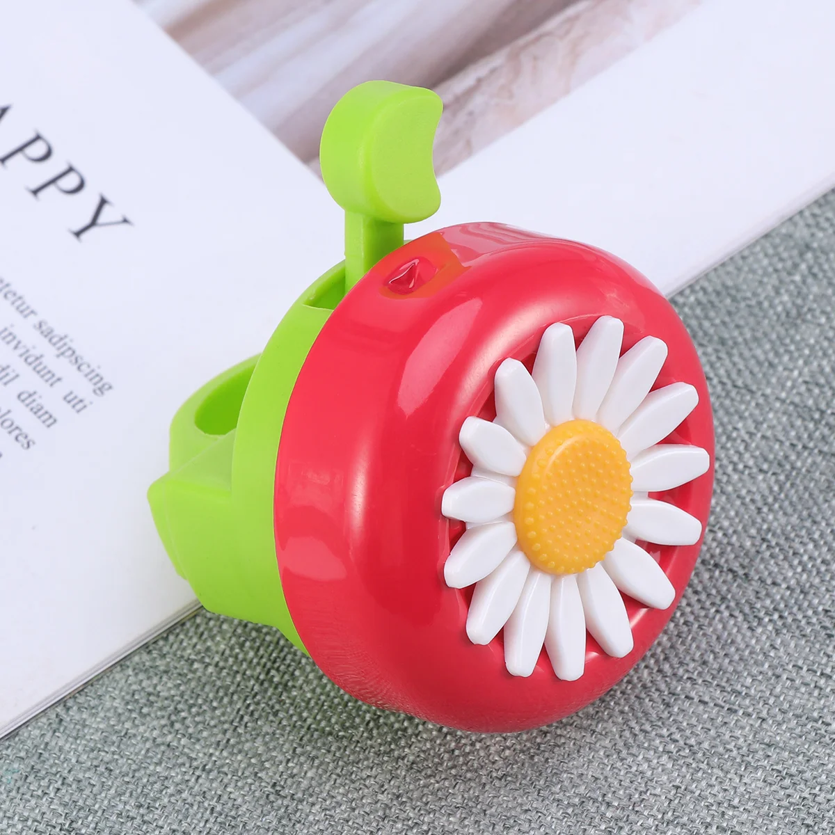 

Bell Ring Kids, Bell for Bike Kids Girl with Sun Flower for Childrens Bike Accessories, Bell for Left/ Right Hand, Kids Bike