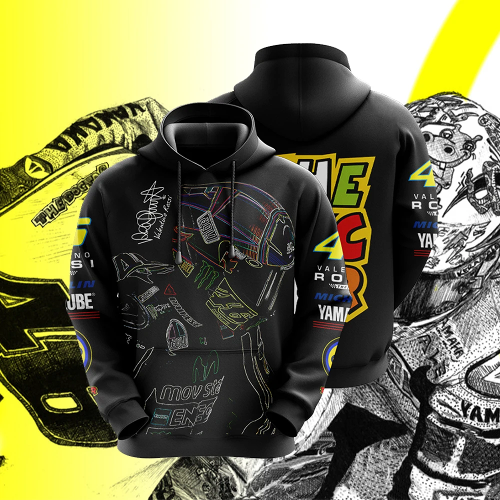 

Motorcycle Racing Hoodie 3D Digital Printing Men's Sportswear Harajuku Casual Jacket Personalized Street Clothing Free Shipping