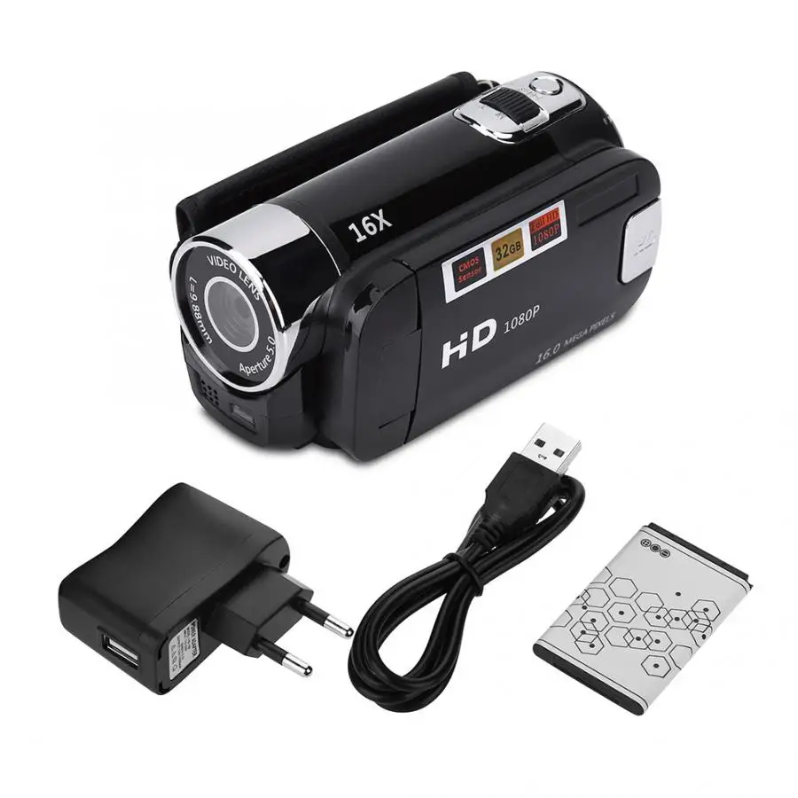 720p Full Hd 16mp Dv Camcorder Digital Video Camera 270 Degr