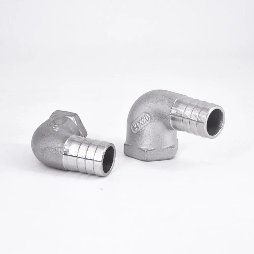 Колено для шланга с резьбой 1/4 дюйма 3/8 1/2 3/4 1-2 BSP 15 20 25 32 40 50 мм