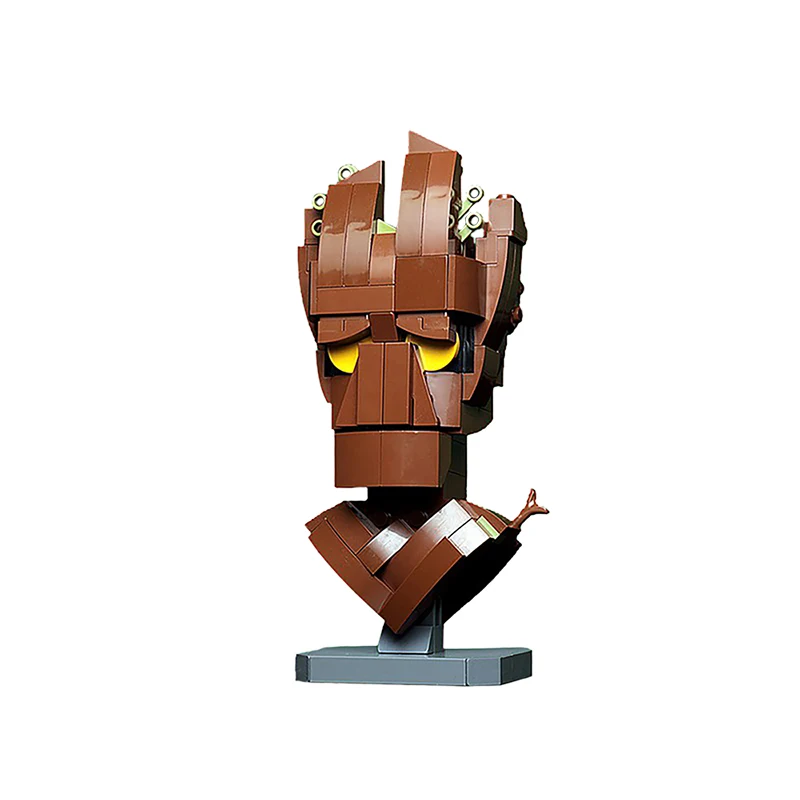 

BuildMoc Super Heroes Tree Man Head Model Building Blocks Toys for Children Superheroes Drill DIY Bricks Kids Gifts