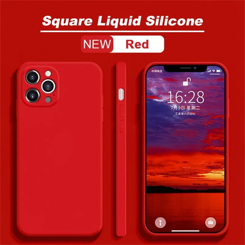 Original Official Silicone Case For iPhone 11 13 Pro X XR XS Case For iPhone 12 Pro Max 7 8 Plus SE 2020 Cover cases