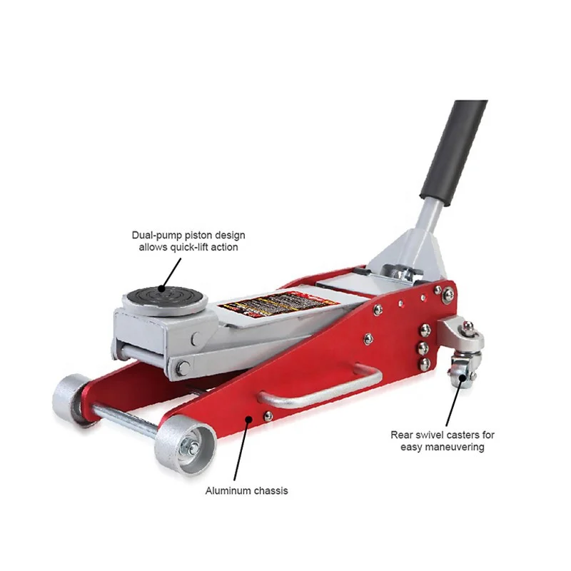 

3 tons aluminum hydraulic 2 pole race car lifting bushings jacks UE-T830011L