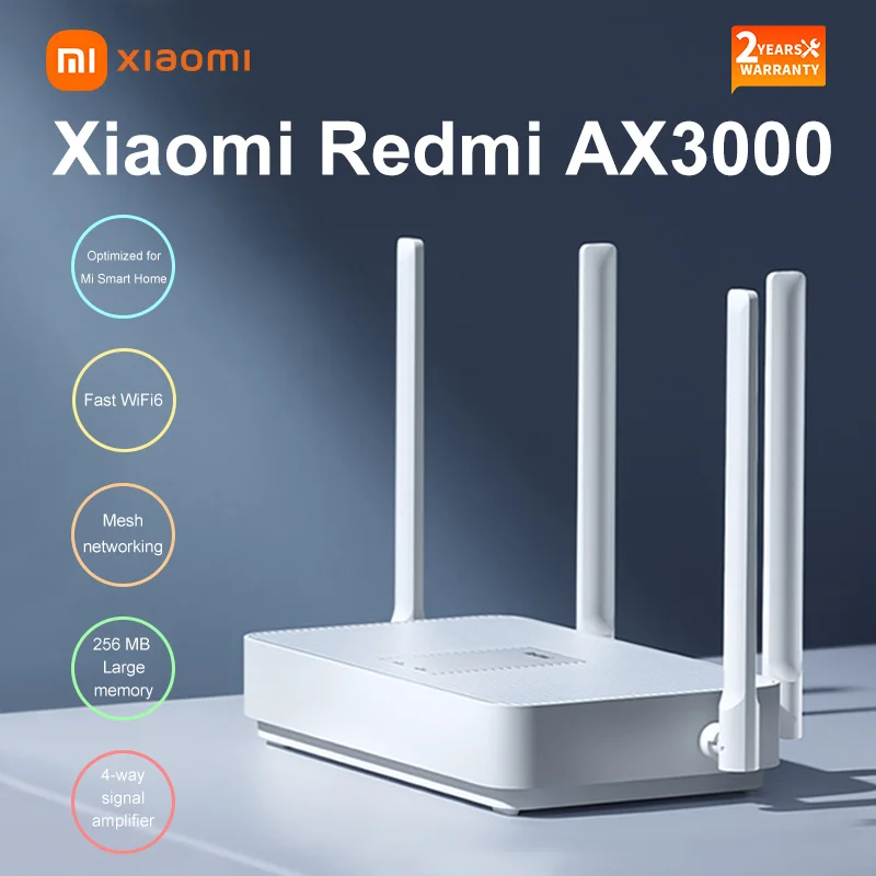 Усилитель сигнала Wi-Fi-роутера xiaomi Redmi Ax3000 ретранслятор гигабитный усилитель Wi-Fi 6