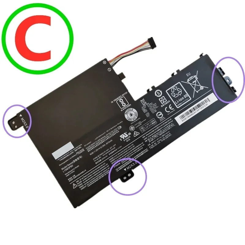 L15C3PB1 Аккумулятор для 510 520 Flex4 1470 1480 1570 1580 IdeaPad 320S 330S 14IKB 14ISk 14IKS 14AST 15IKB 15ARR 80X4