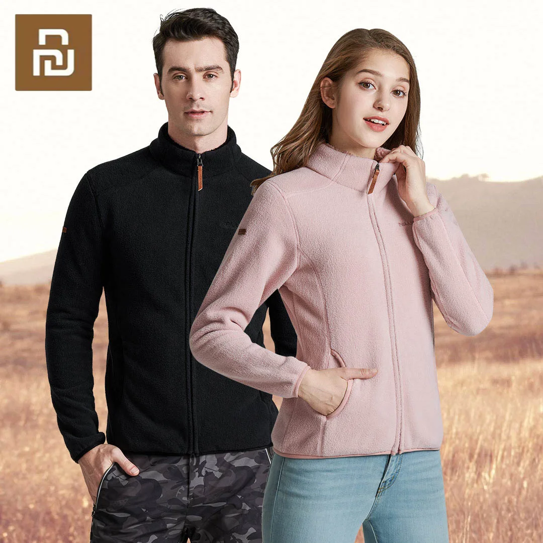 

Youpin PELLIOT Thermal Fleece Jacket Thicker Polar Fleece Outdoors Sports Coat Softshell Hiking Winter Jackets for Men Women
