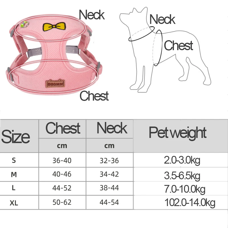 Комплект поводков для собак регулируемый жилет маленьких и кошек прогулок на