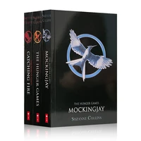 3 booksset the hunger games catching fire mockingjay in english original film novel book for adult