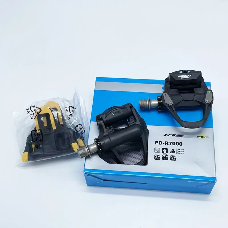 

Road Bike Pedals PD-R7000 PD-R5800 PD-R8000 Carbon Fiber Self-Locking Pedals SPD 105 R7000 with SM-SH11 Studs
