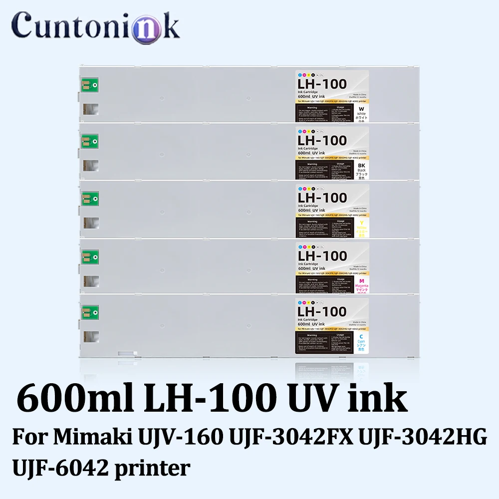 Фото Картридж с УФ-чернилами LH-100 объемом 600 мл с чипом для принтеров Mimaki UJV-160, UJF-3042FX, UJF-3042HG, UJF-6042. №1