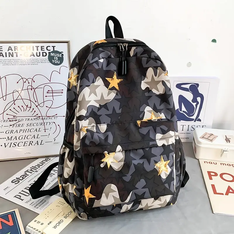 Fashion Waterproof Schoolbag for Teens Student Backpack Multi Pocket Nylon Girls Boys Bagpack Women Laptop Men Mochila