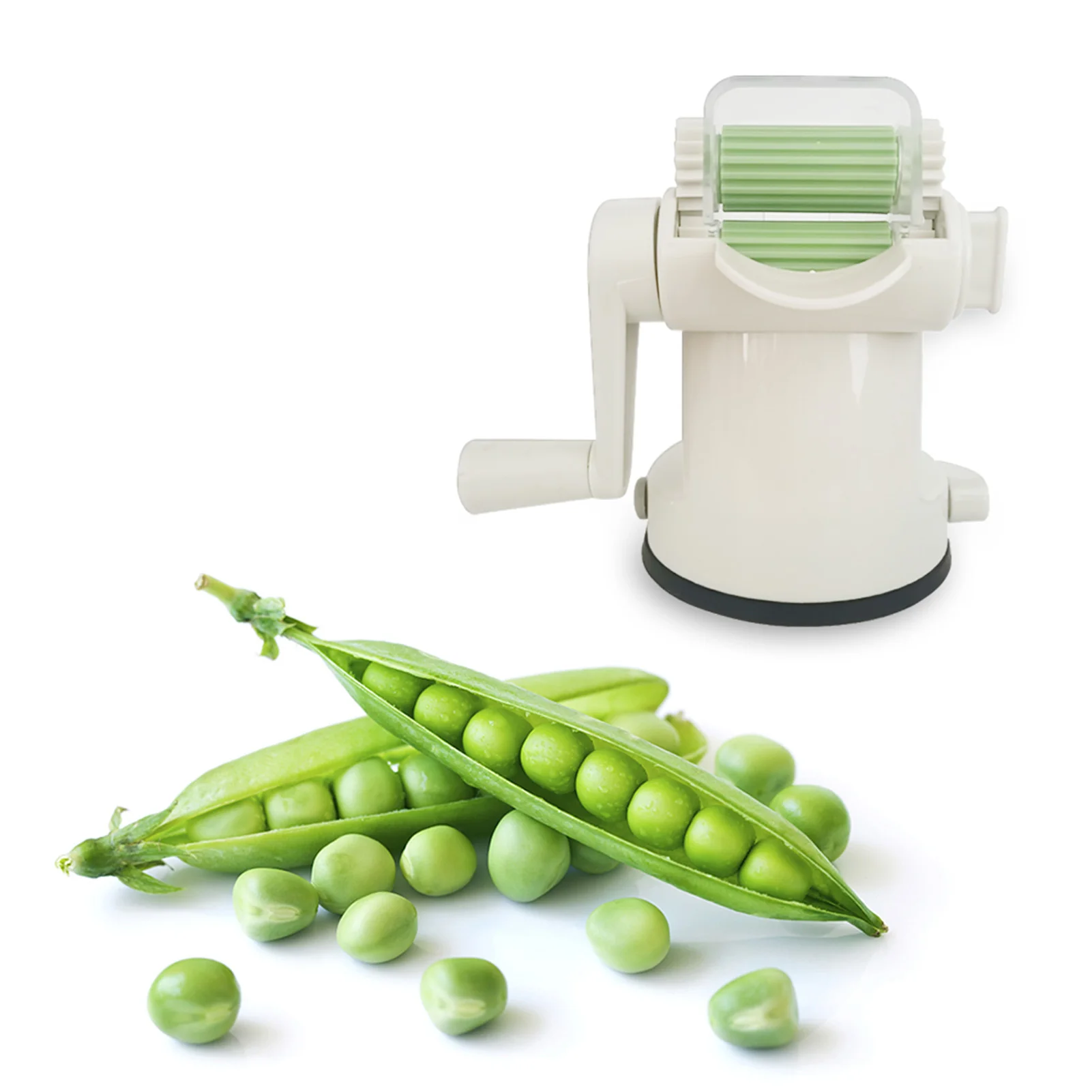 Hand Crank Pea Peeler Non-Slip Bean Sheller Convenient Green Peas Peeler Easy To Use Kitchen Tool images - 6