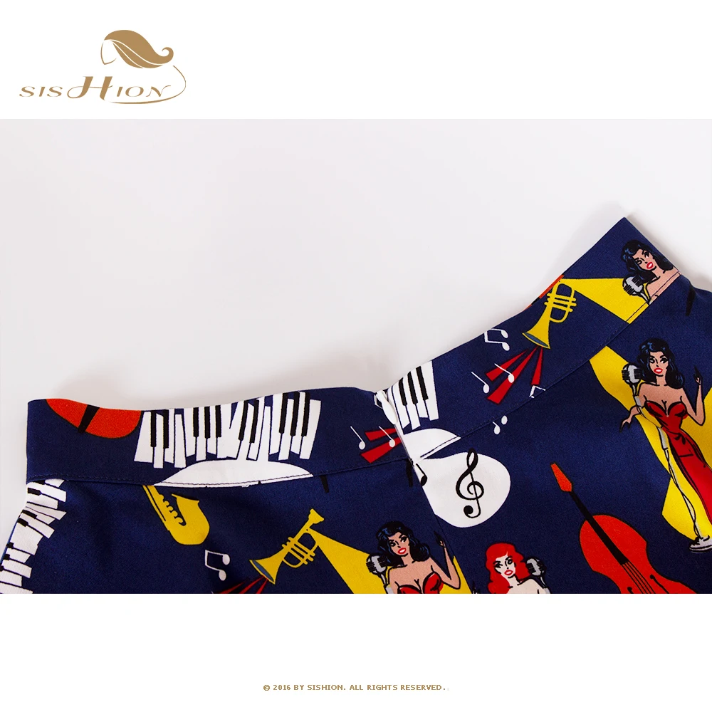 Женская плиссированная юбка с высокой талией подиумная хлопковая винтажная в