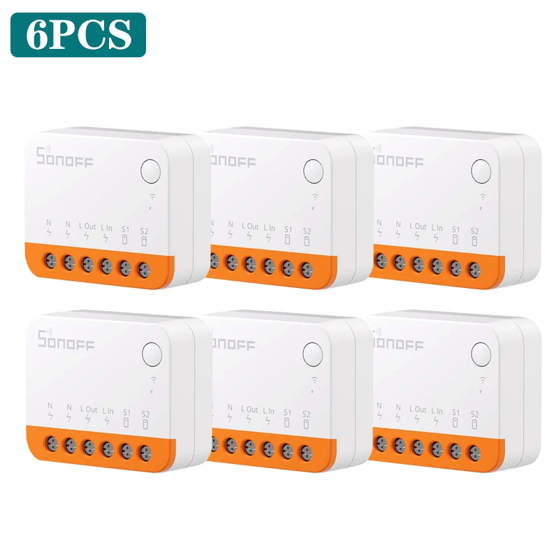 

SONOFF MINIR4 Wi-Fi Smart Switch 10A MINI Extreme Smart Home Релейный модуль Дистанционное голосовое управление для Alice Google Assistant Alexa