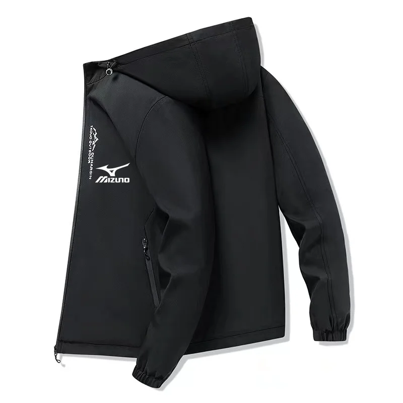 

Mizuno2023 Новая мужская Высококачественная верхняя одежда с принтом Mizuho, большая дышащая однотонная Искусственная верхняя одежда