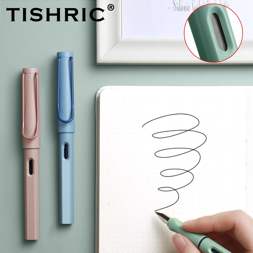 Ручка перьевая TISHRIC с 3 ручками и 50 чернилами 0 38 мм