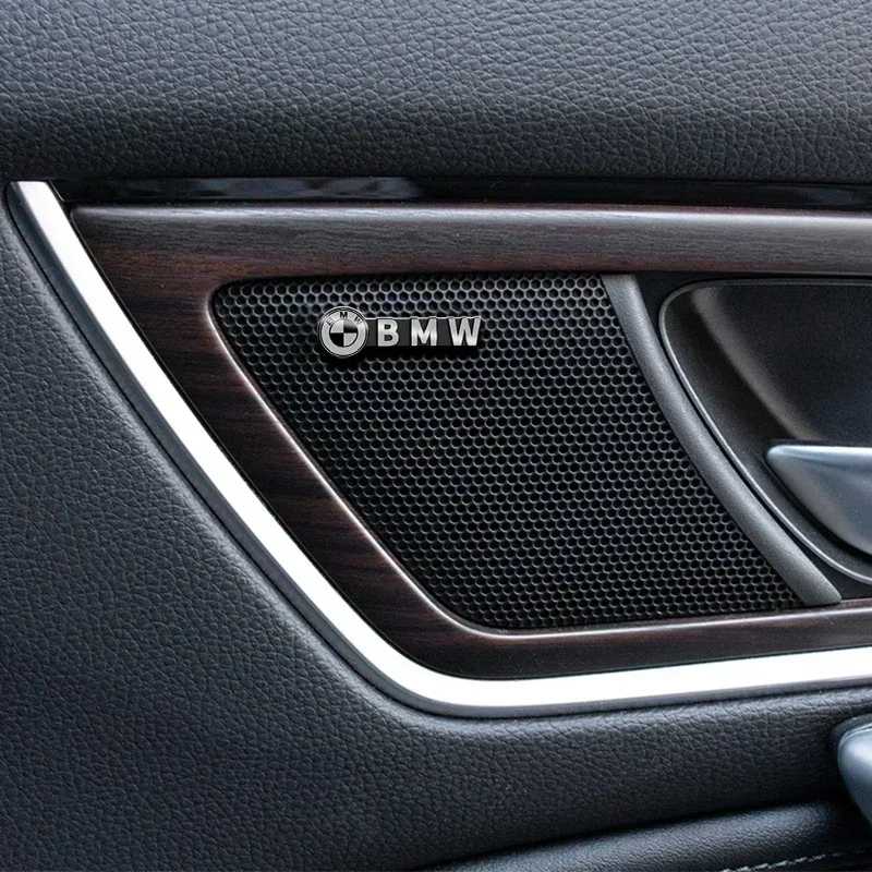 2/4 шт. автомобильные аксессуары авто аудио алюминиевый динамик стерео наклейки