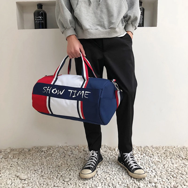 Fitness Gym Bag Women Female Outdoor Waterproof Travel Sports Tote Luggage Yoga Shoes Pocket Workout Duffel Weekend Dry Wet Bag