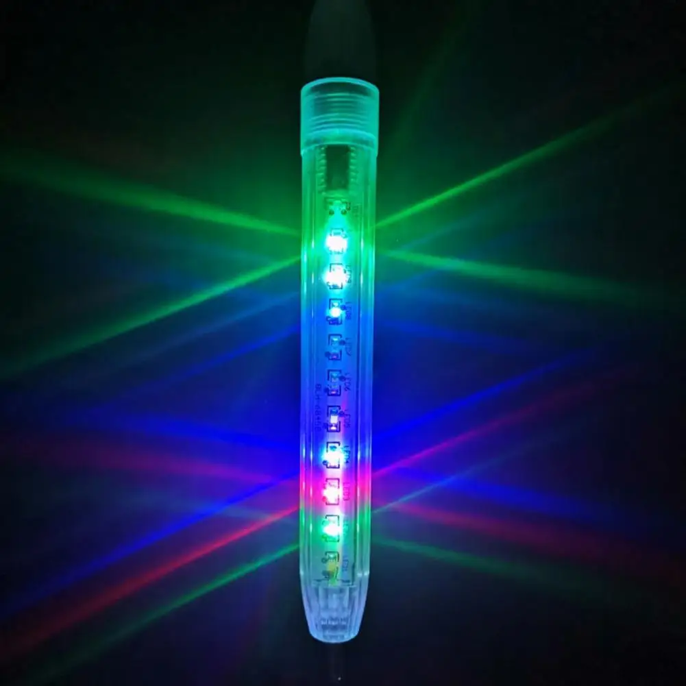 

Night Fishing Light Drop-resistant Plastic Underwater LED Lure Gathering Lamp Light Weight Fish Light Fishing Supplies