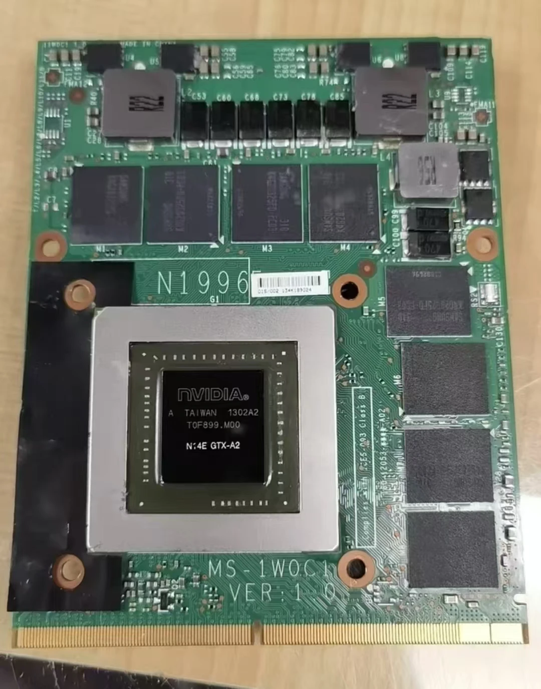 Фото Оригинальная графическая видеокарта GTX 780M GTX780M 4 ГБ N14E-GTX-A2 VGA для Dell Alienware M17X R5 R4 M18X R2 R3 R4 DDR5 №1