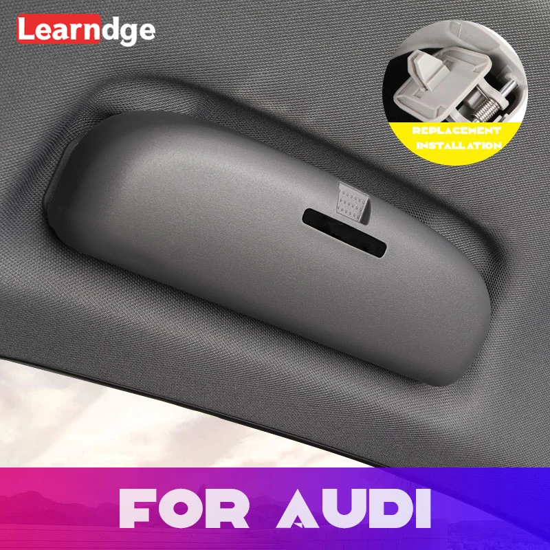 Чехол для очков держатель солнцезащитных Audi A3 8Y 8v A4 B8 B9 A5 A6 C7 C8 A7 A8 Q3 Q5 Q7 S3 RS3 S4 S5 S6