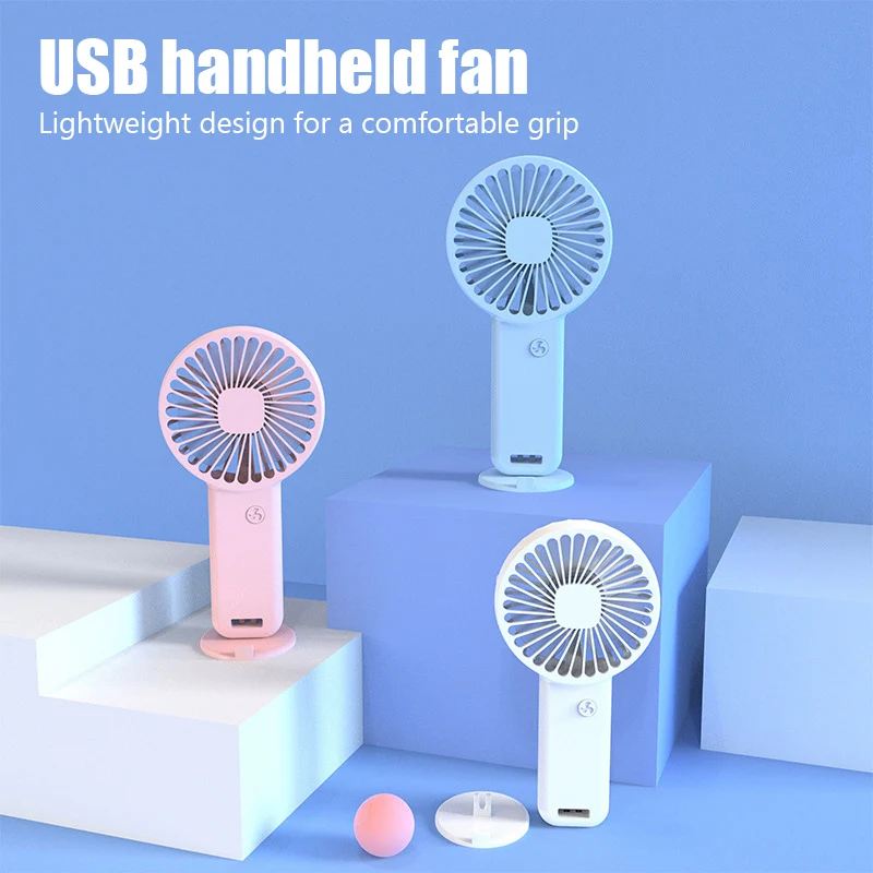 Портативный Мини-электрический Usb-вентилятор — Тихий Ручной Воздухоохладитель