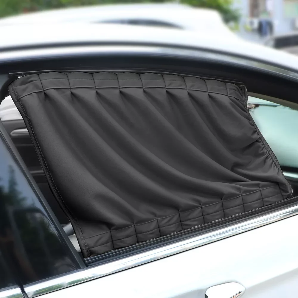 

2pcs/Set Auto Windows Curtain Side Window Sunshade Curtains Aluminum Alloy Sun Visor Blinds Cover Car Curtain