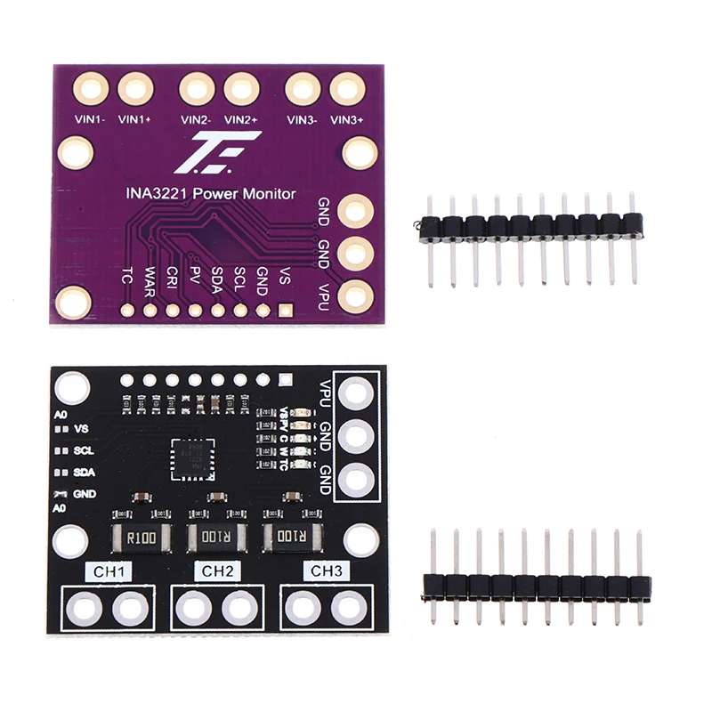 

Трехканальный шунт I2C INA3221, датчик монитора напряжения тока, модуль Re INA219
