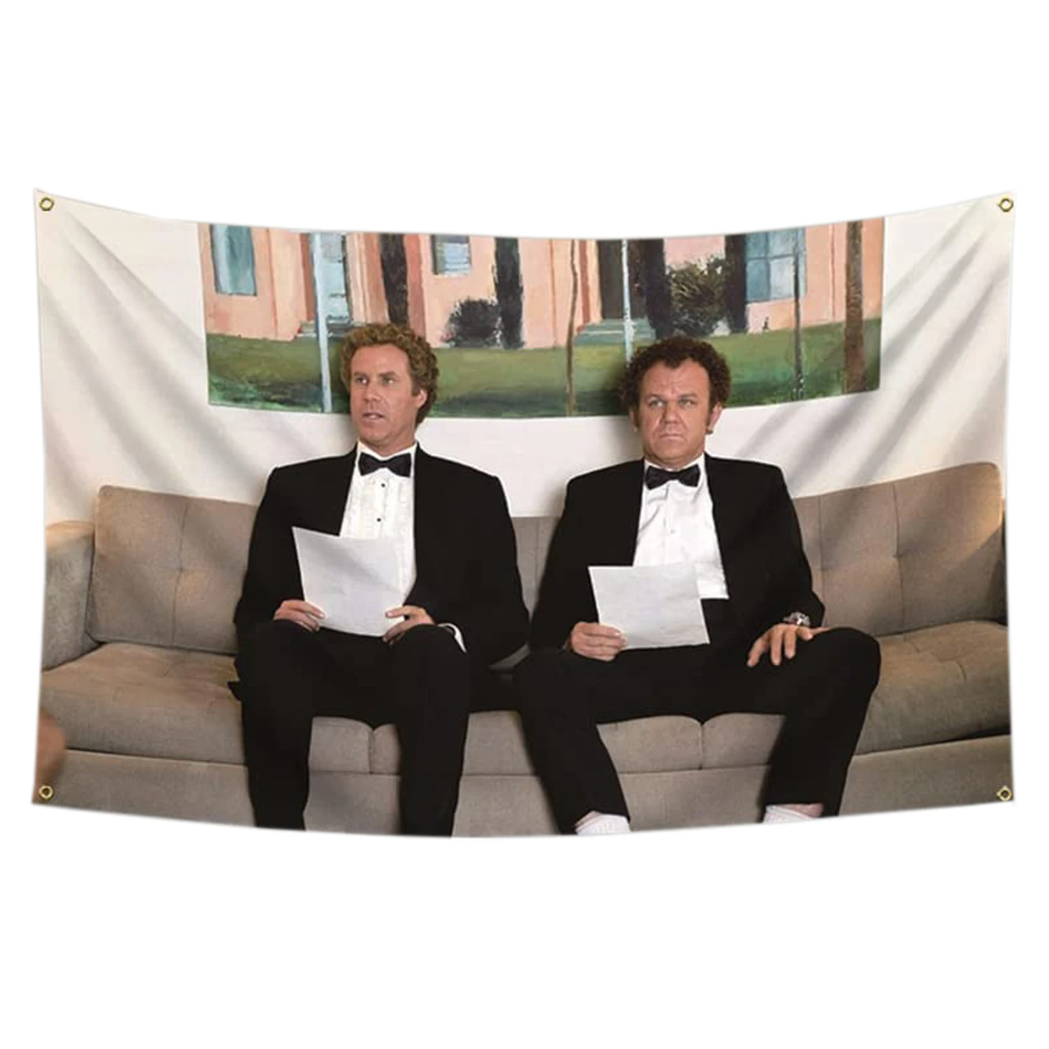 

Step Brother The Interview Flag Tapestry, Wall Decor, Funny Poster, Premium Decorations, Banner, Outdoor, Bedroom, Living Room