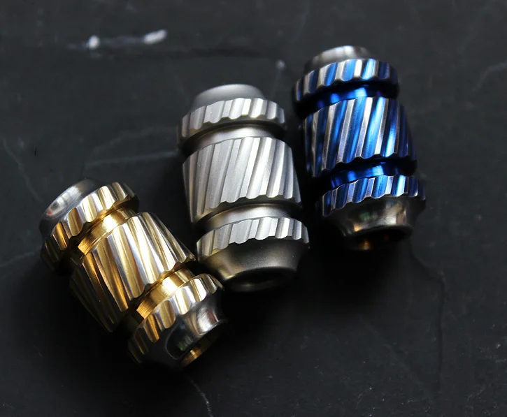 

New Titanium Alloy Lanyard Paracord Knife Beads Necklace DIY Cord Pendants