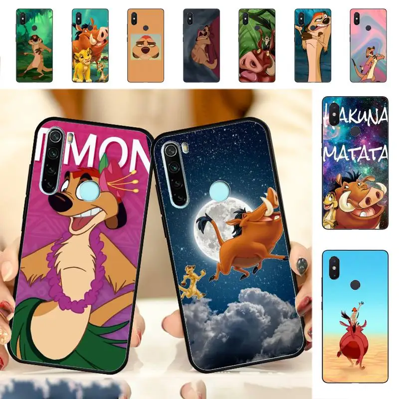 

Disney TIMON Phone Case for Redmi Note 8 7 9 4 6 pro max T X 5A 3 10 lite pro