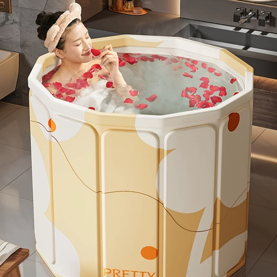 Надувная складная большая ванна портативная из ПВХ складное ведро для взрослых