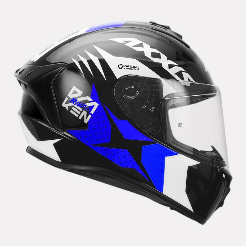 

Axxis Draken B Dekers X-Road Rival Mythic Ronin Helmet Full Face Motorcycle Helmet Casco Integral Axxis Draken Negro Azul Fluor