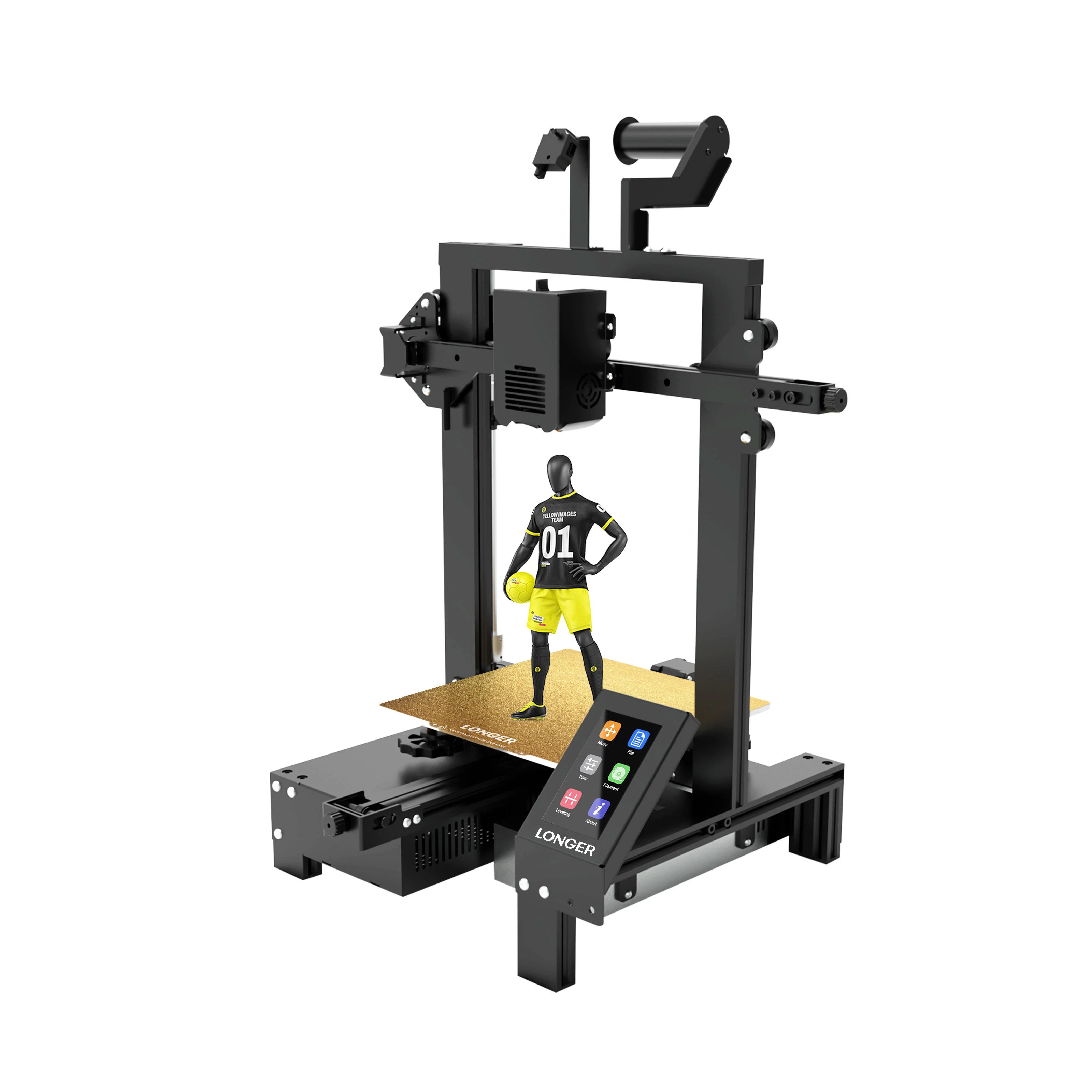 

New LONGER LK4 Pro FDM 3D Printer Open Source 4.3” Full Color Touch Screen Full Metal Big Size High Precision 3D Printer